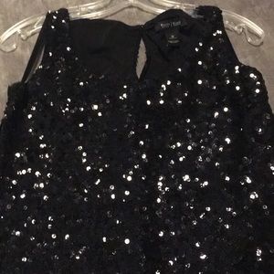 White House Black Market Sequin Cocktail Dress M